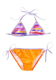 Lilac and Stitch Reversible Triangle Bikini