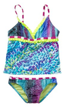 In the Mix Tankini-Turquoise