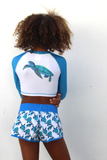 Sea Turtle Girl Shorts
