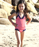 In the Navy One Piece-Toddler, Girls