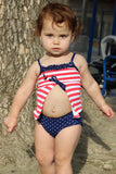 In the Navy Open Tankini-Infant,Toddler
