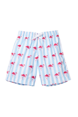 LIGHT BLUE MIAMI VICE FLAMINGOS