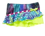 In the Mix Swim Skirt- Turquoise