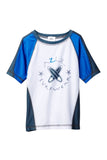 SHORT SLEEVE COMBO RASHGUARD - ROYAL