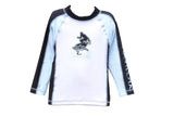 Long Sleeve Solid Combo Rash Guard